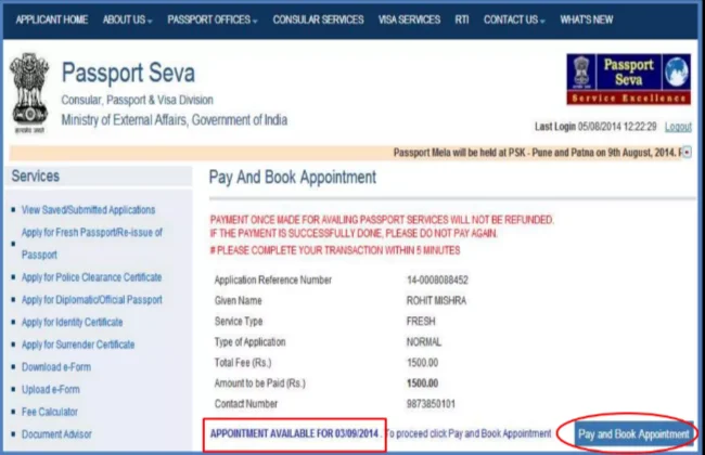 Passport Online Apply 2024